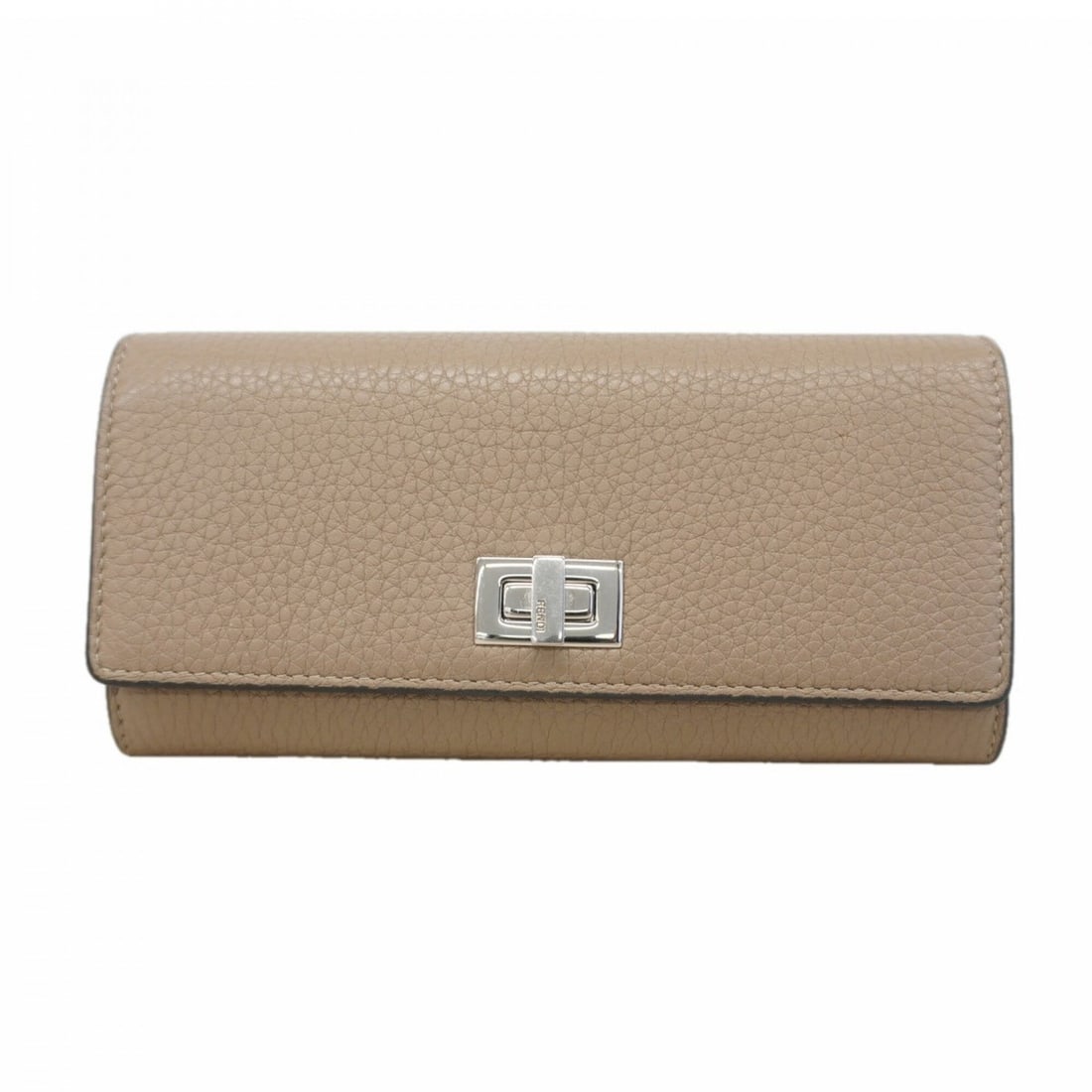Fendi Peekaboo Leather Long Wallet, Beige, Women's: --- Catalog ---Category: SizeSize (HxWxD): 10.5cm x 19cm x 2.5cm / 4.13'' x 7.48'' x 0.98''Category: DesignType: Long wallet (bi-fold)Color: BeigeGender: WomenMaterial: Leather Category: GeneralBrand: