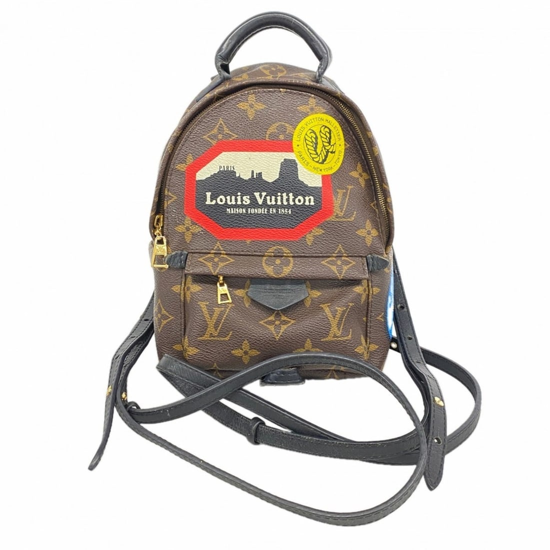 Louis Vuitton Monogram Palm Springs Backpack MINI M42971 Brown Women's: --- Catalog ---Category: SizeSize (HxWxD): 22cm x 15cm x 9cm / 8.66'' x 5.9'' x 3.54''Category: DesignType: BackpackColor: BrownGender: WomenCategory: GeneralMPN: M42971Brand: Louis Vuitton--- Item Li