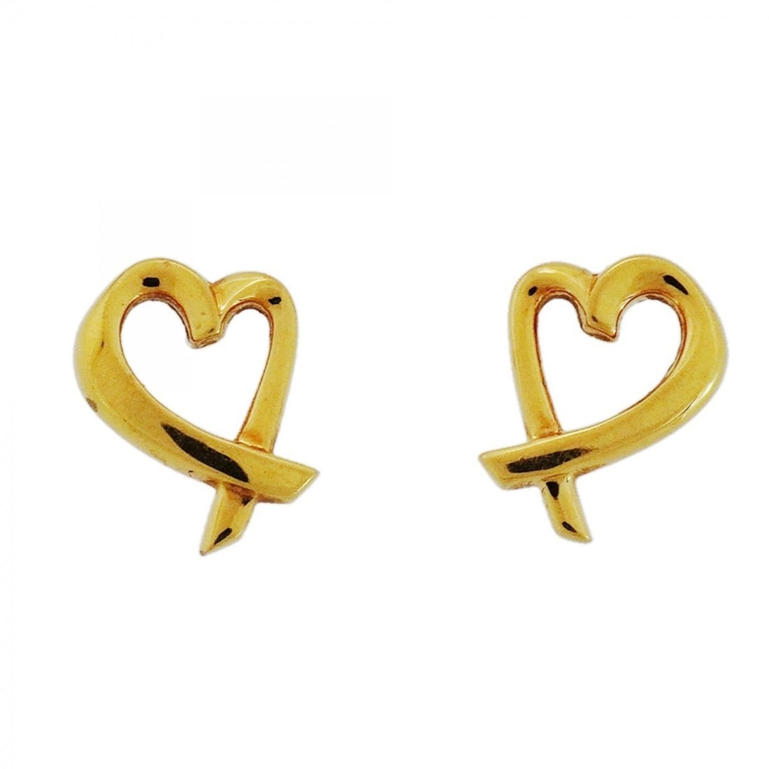 Tiffany & Co. Loving Heart Earrings, 18K Yellow Gold, Women's: --- Catalog ---Category: SizeSize (HxWxD): 9.60mm x 7.70mm / 0.38'' x 0.30''Category: DesignType: Stud earringsGender: WomenMaterial: Yellow gold (18K)Category: GeneralBrand: Tiffany--- Item List ---S
