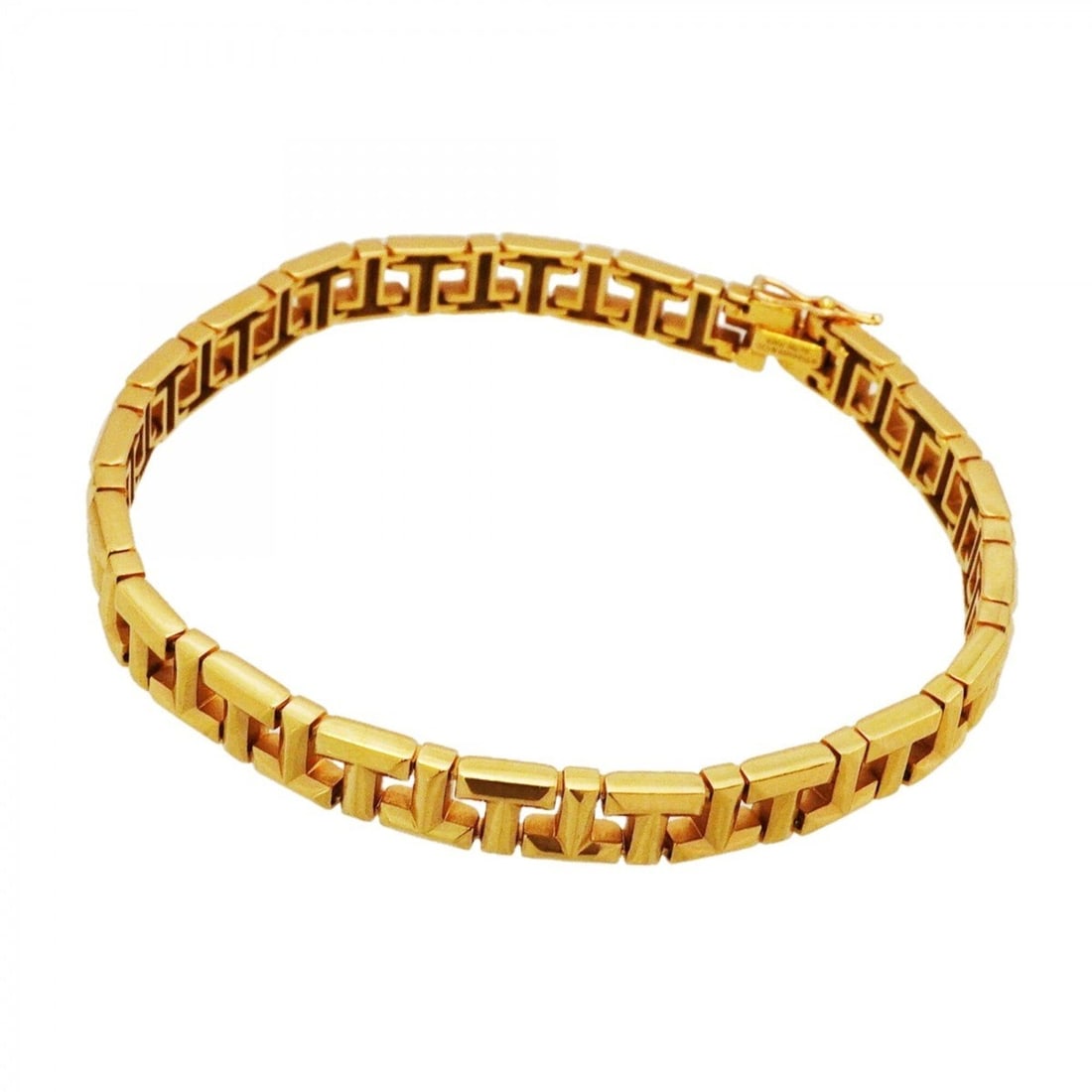 Tiffany & Co. T True Narrow Bracelet, 18K Yellow Gold, for Men and Women: --- Catalog ---Category: SizeLength: 18.5cm / 7.28''Category: DesignType: Charm braceletGender: Men,WomenMaterial: Yellow gold (18K)Category: GeneralBrand: Tiffany--- Item List ---Section: ConditionRa