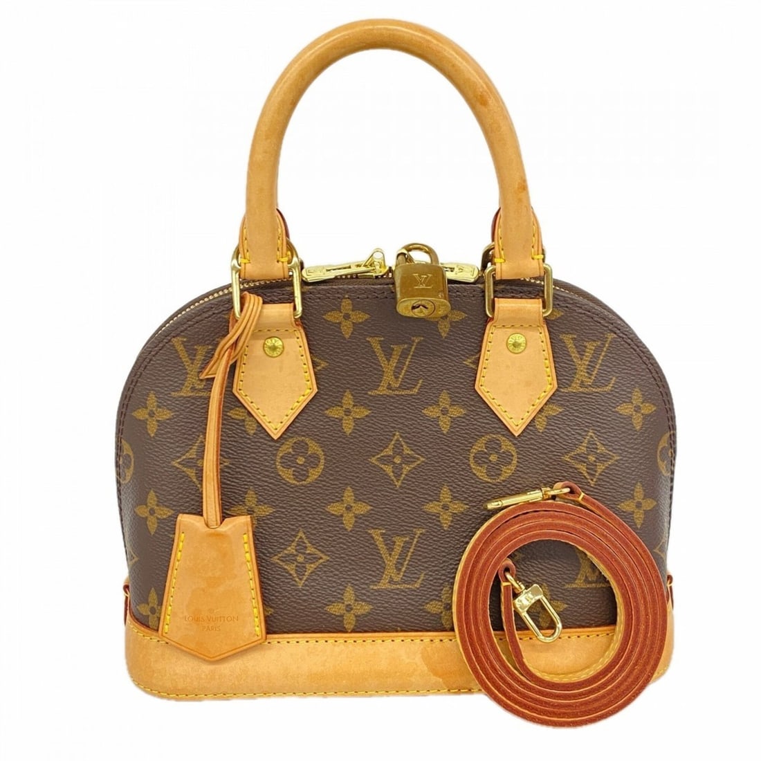 Louis Vuitton Alma BB Monogram Handbag M46990 Brown 2-way bag for women: --- Catalog ---Category: SizeSize (HxWxD): 17cm x 23.5cm x 11cm / 6.69'' x 9.25'' x 4.33''Category: DesignType: HandbagColor: BrownGender: WomenCategory: GeneralMPN: M46990Brand: Louis Vuitton--- Item