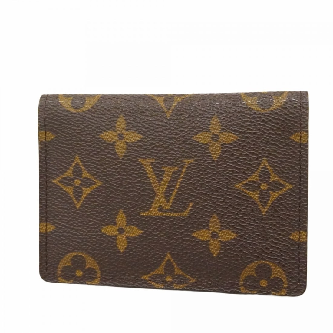 Louis Vuitton Monogram Porte 2 Cartes Vertical Pass Case M60533 Brown (Men's/Women's) (1 of 8)