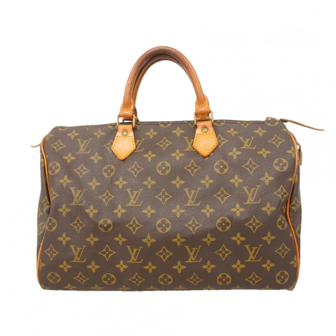 Louis Vuitton Monogram Speedy 35 Handbag M41107 Brown Women's (1 of 10)