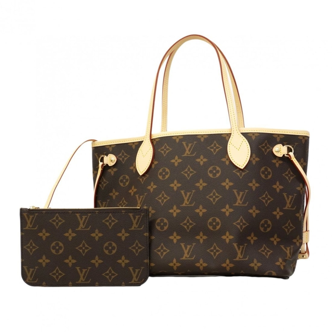 Louis Vuitton Monogram Neverfull PM Tote Bag M46979 Brown (Women's): --- Catalog ---Category: SizeSize (HxWxD): 22cm x 28cm x 13cm / 8.66'' x 11.02'' x 5.11''Category: DesignType: Tote bagColor: BrownGender: WomenCategory: GeneralMPN: M46979Brand: Louis Vuitton--- Item