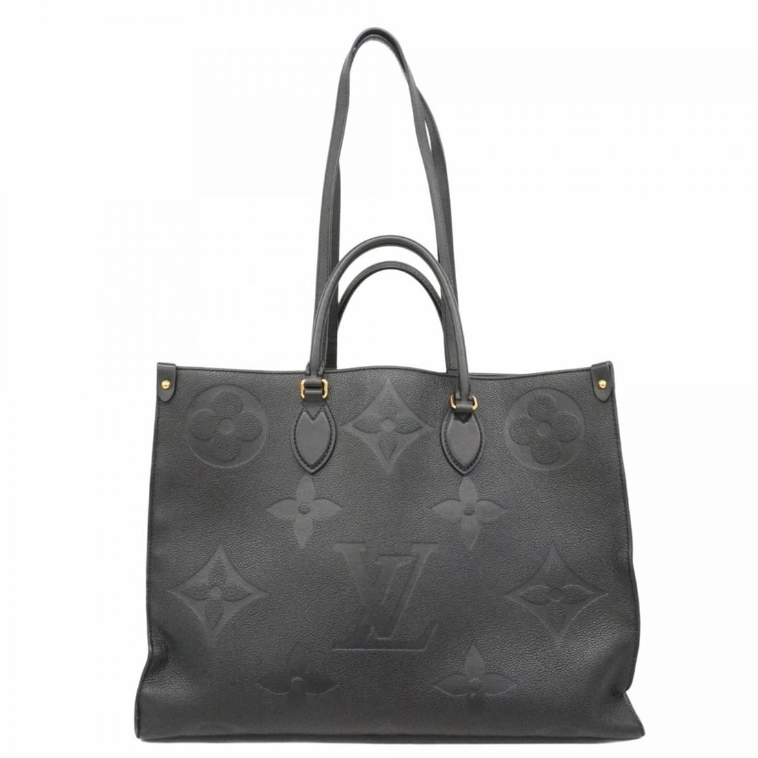 Louis Vuitton Monogram Empreinte OnTheGo GM Tote Bag M44925 Noir (Black) 2-way bag for men and women: --- Catalog ---Category: SizeSize (HxWxD): 32cm x 41cm x 17.5cm / 12.59'' x 16.14'' x 6.88''Category: DesignType: Tote bagColor: NoirGender: Men,WomenCategory: GeneralMPN: M44925Brand: Louis Vuitton--