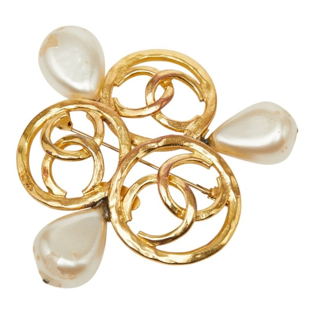Chanel Coco Mark Brooch, Gold Plated, Faux Pearl, Women's CHANEL: --- Catalog ---Category: SizeSize (HxWxD): 6.5cm x 6.3cm / 2.55'' x 2.48''Category: DesignType: BroochColor: GoldStone: Artificial pearlGender: WomenMaterial: Gold platingCategory: GeneralBrand: Chane