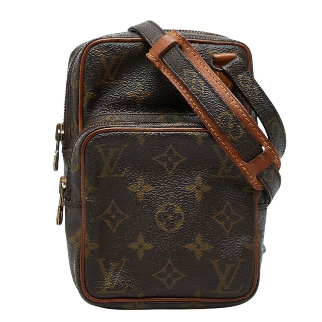 Louis Vuitton Monogram Mini Amazon Crossbody Shoulder Bag M45238 Brown Leather Women's LOUIS VUITTON: --- Catalog ---Category: SizeSize (HxWxD): 18cm x 12cm x 8cm / 7.08'' x 4.72'' x 3.14''Category: DesignType: Shoulder bagColor: BrownGender: WomenMaterial: PVC , Leather Category: GeneralMPN: M45238Br