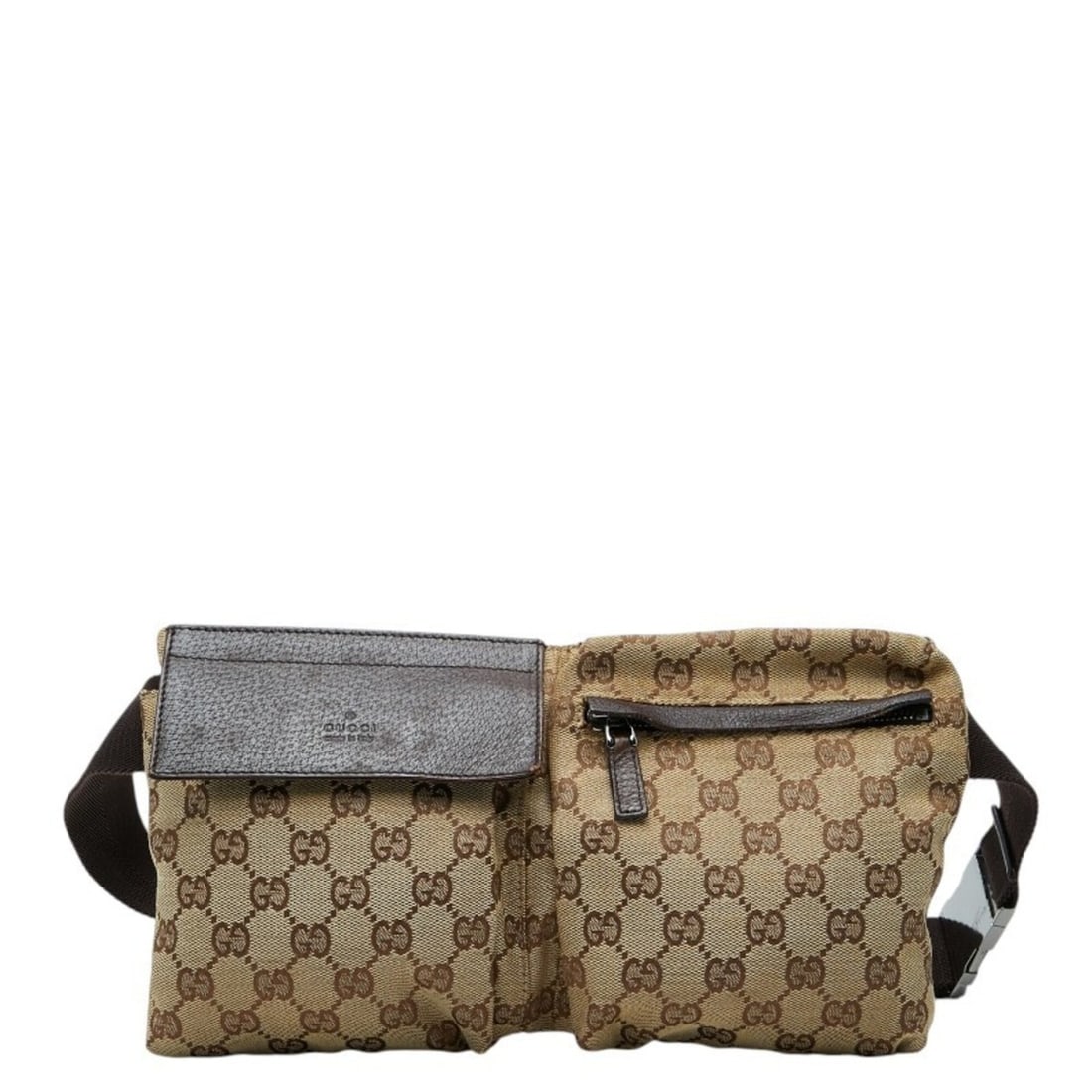 Gucci GG Canvas Body Bag Waist 28566 Beige Brown Leather Women's GUCCI: --- Catalog ---Category: SizeSize (HxWxD): 17cm x 29cm x 2.5cm / 6.69'' x 11.41'' x 0.98''Category: DesignType: Sling bagColor: Beige, BrownGender: WomenMaterial: Canvas , Leather Category: GeneralMPN