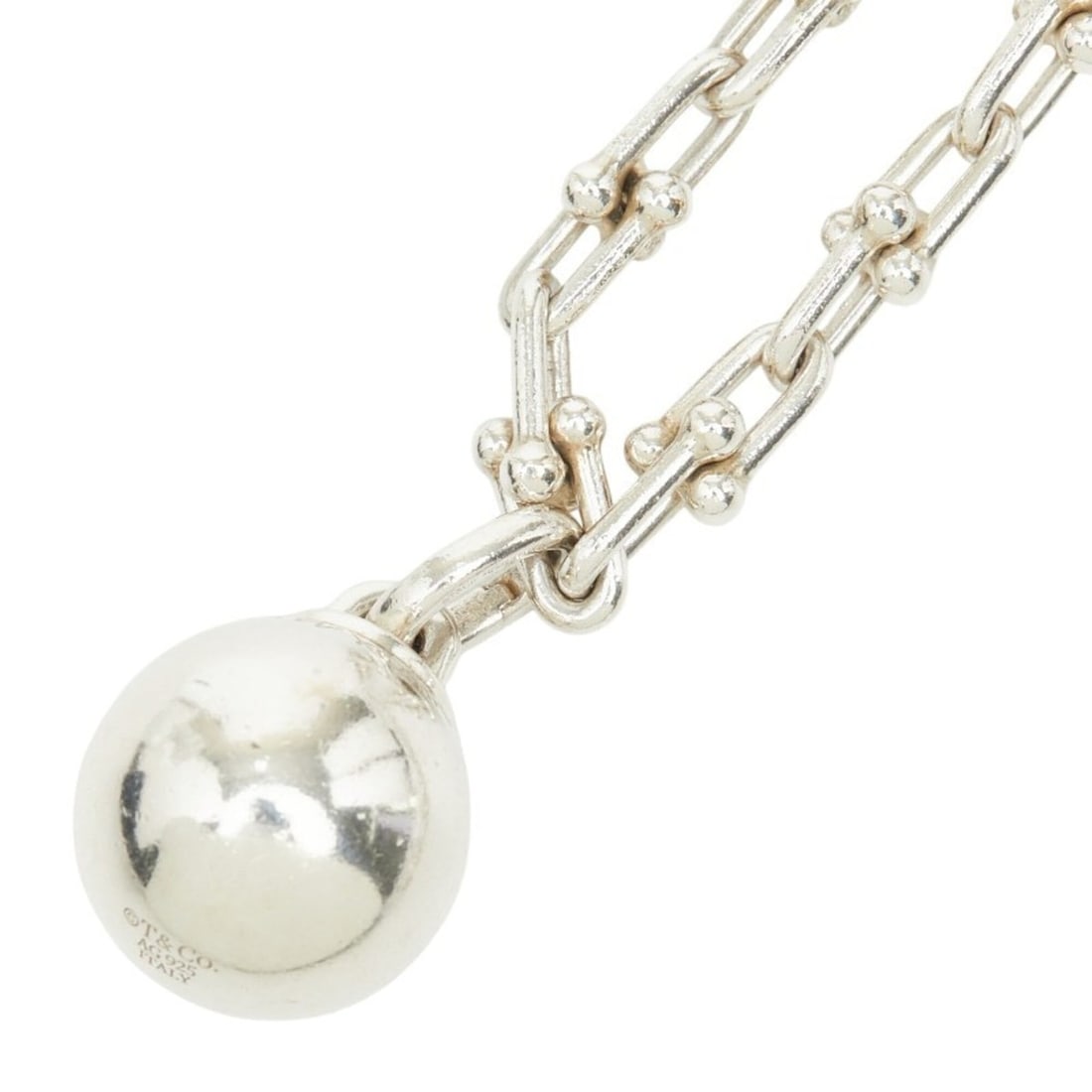 Tiffany HardWear Wrap Necklace, SV925 Silver, Women's, TIFFANY&Co. (1 of 9)
