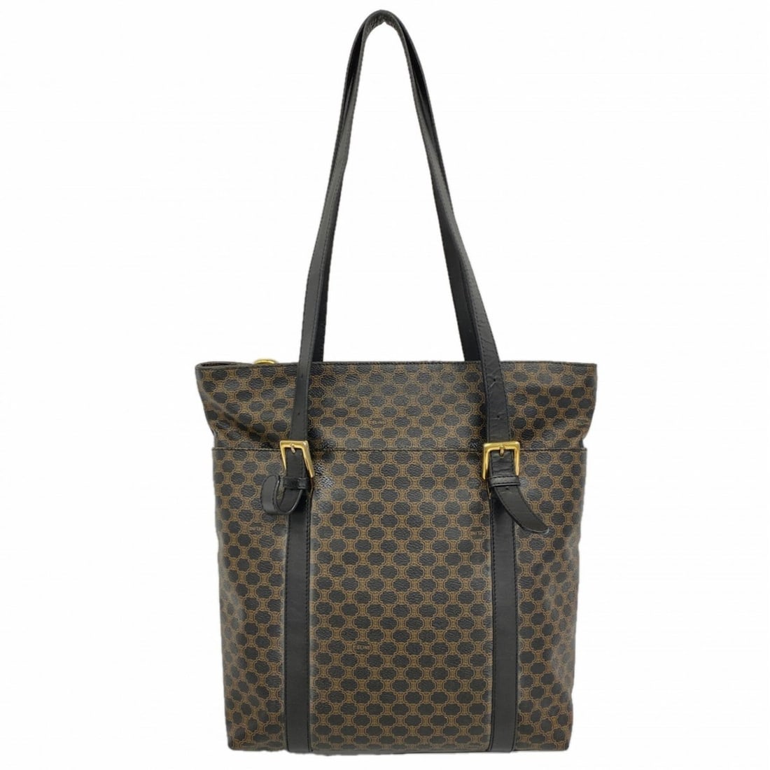 Celine Macadam Tote Bag, Brown & Black, Women's (1 of 10)