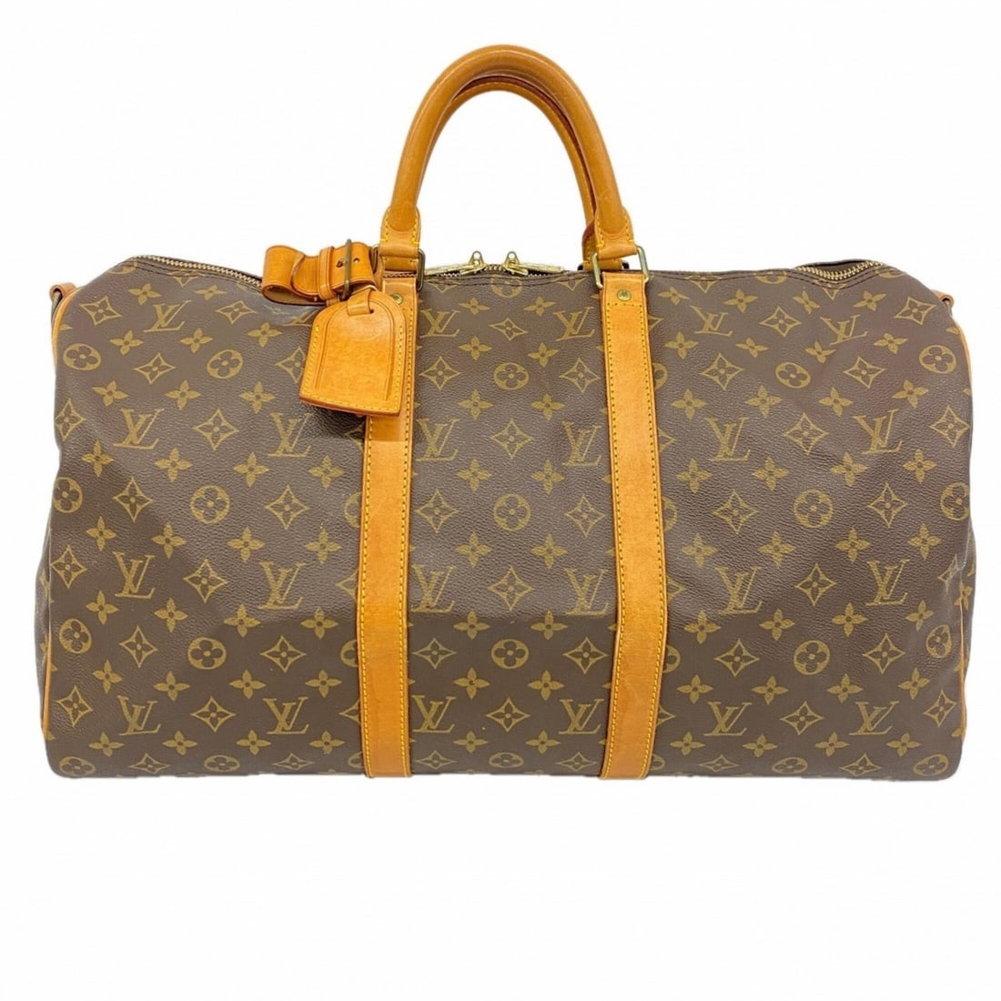 Louis Vuitton Bags - Boston Monogram Keepall Bandoulière 50 M41416 Brown Men's & Women's (1 of 12)