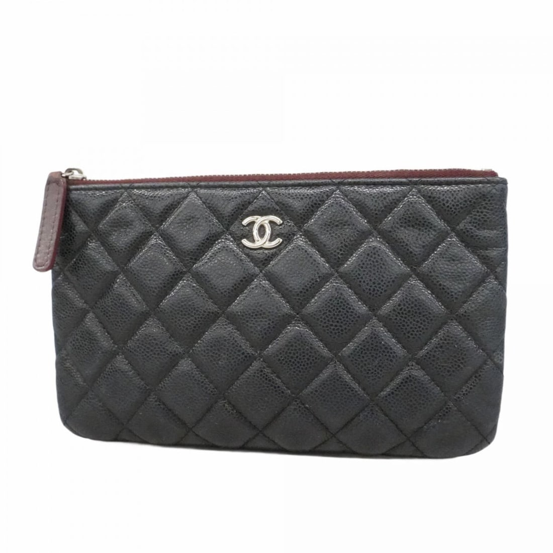 Chanel Long Wallet, Caviar Leather, Black, Women's: --- Catalog ---Category: SizeSize (HxWxD): 12cm x 19cm x 1.5cm / 4.72'' x 7.48'' x 0.59''Category: DesignType: Long wallet (bi-fold)Color: BlackGender: WomenMaterial: Grained Calfskin Category: Genera
