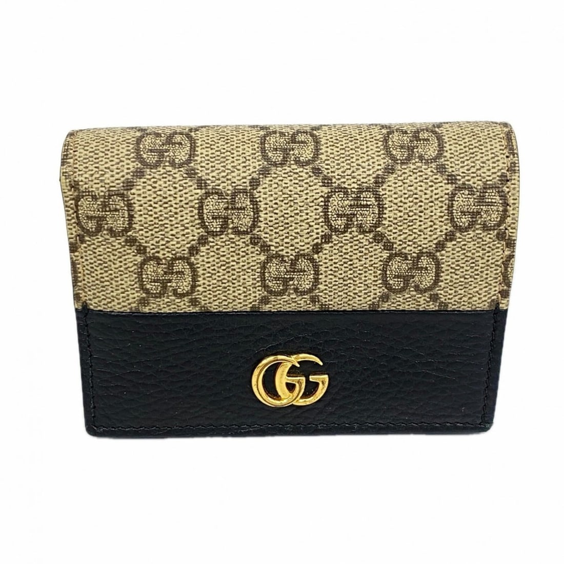 Gucci GG Supreme wallet 658610 Beige Black Women's: --- Catalog ---Category: SizeSize (HxWxD): 8cm x 11cm x 3cm / 3.14'' x 4.33'' x 1.18''Category: DesignType: Wallet (bi-fold)Color: Beige, BlackGender: WomenMaterial: PVC Category: GeneralMPN: 658610Br