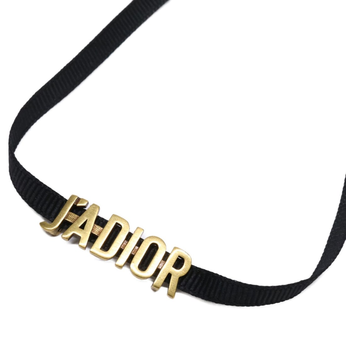 Christian Dior J'ADIOR choker, gold and black, for women.: --- Catalog ---Category: SizePendant Size: 10mm x 32mm / 0.39'' x 1.25''Neck Circumference: 37.5 cm / 14.76''Category: DesignColor: Black, GoldGender: WomenMaterial: MetalNecklace Type: ChokerCategory