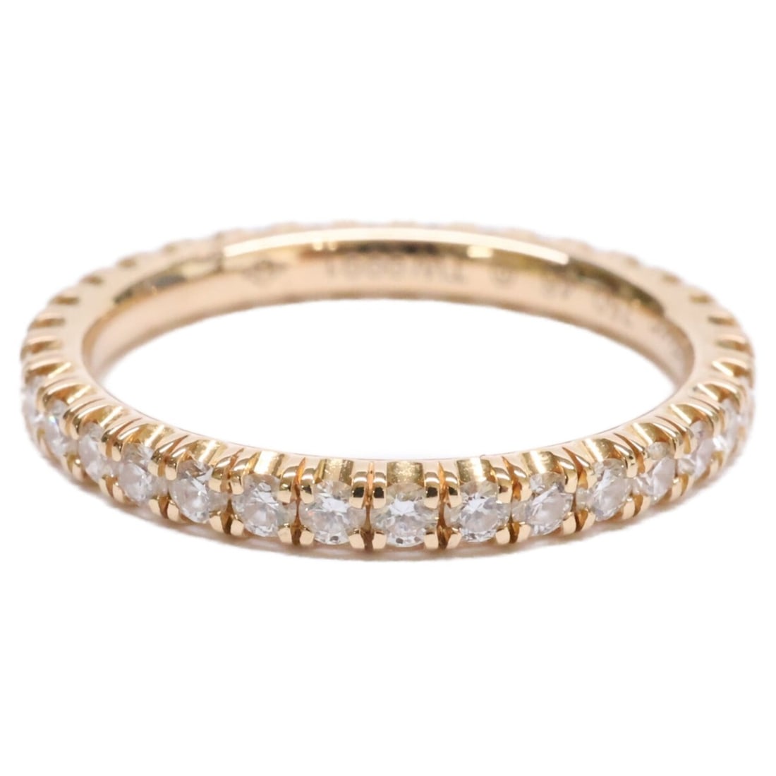 Cartier B4212000 750YG Etincelle de Full Eternity Pave Diamond Ring, Size 46, Yellow Gold, Women's: --- Catalog ---Category: SizeWidth: 1.5mm / 0.06''US Size: 3.5Brand Size: 46Category: DesignType: Band ringColor: Yellow goldGender: WomenMaterial: Yellow gold (18K)Category: GeneralBrand: Cartier--- 