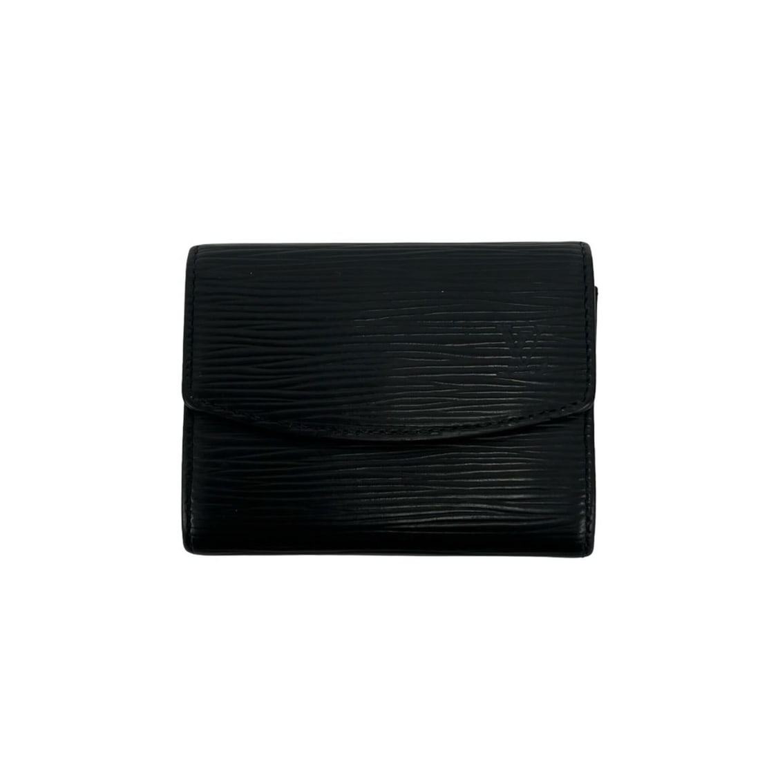 LOUIS VUITTON Louis Vuitton Portemonnaie Simple Epi Leather Genuine Wallet/Coin Purse Noir Black: --- Catalog ---Category: SizeSize (HxWxD): 8cm x 10cm x 1.5cm / 3.14'' x 3.93'' x 0.59''Category: DesignType: Coin purse/coin caseColor: BlackGender: WomenMaterial: Leather Category: GeneralBrand: Lou