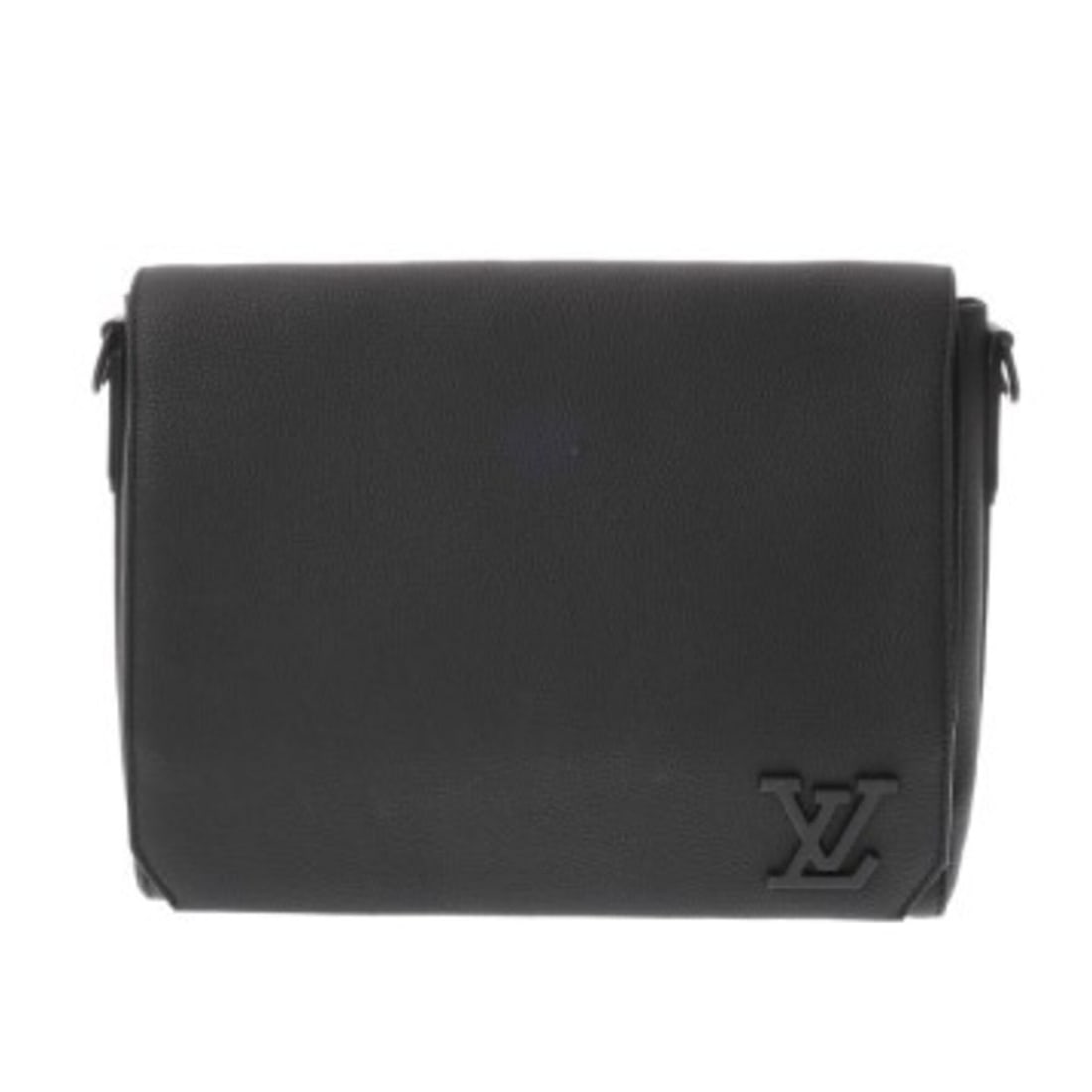 LOUIS VUITTON LV Aerogram Takeoff Noir M57080 Men's Leather Messenger Bag, Grade A, Used, Ginzo: --- Catalog ---Category: SizeSize (HxWxD): 24cm x 28cm x 10cm / 9.44'' x 11.02'' x 3.93''Category: DesignType: Messenger bagColor: NoirGender: MenMaterial: Leather Category: GeneralMPN: M57080Brand: L