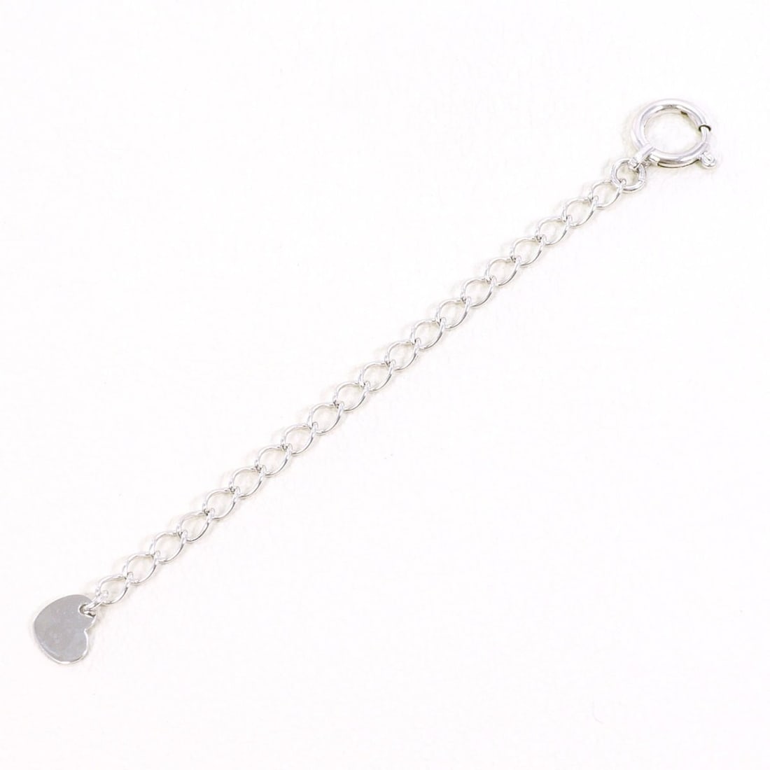 18K (18-karat white gold) WG (White Gold) Adjustable Necklace, Total Weight 0.6g, 5.5cm, Jewelry: --- Catalog ---Category: SizeWeight: 0.6g / 0.02oz.Neck Circumference: 5.5 cm / 2.16''Category: DesignColor: White goldMetal: White GoldGender: WomenMaterial: White gold (18K)Metal Purity: 18KNecklace