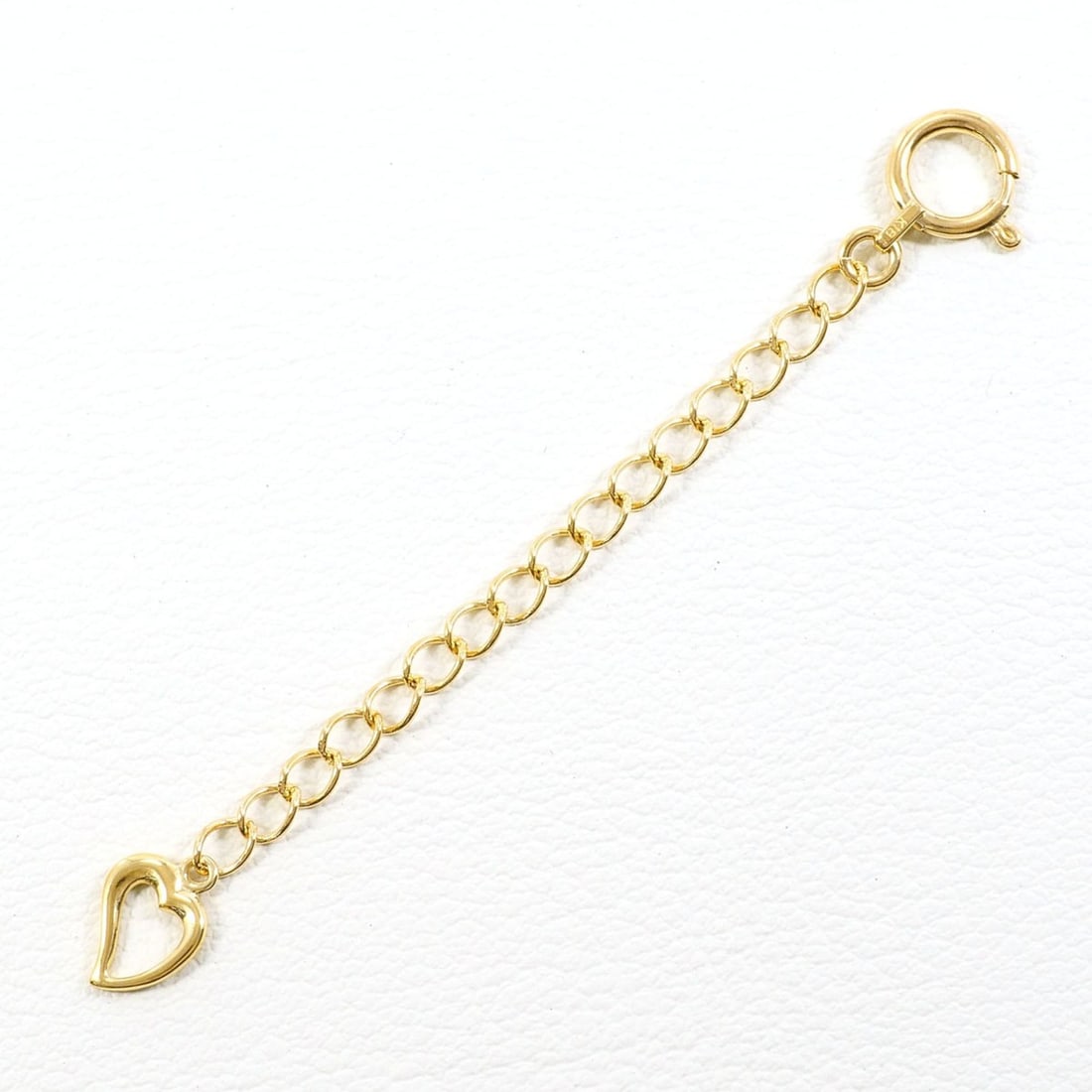 18K (18-karat) Yellow Gold (YG) Adjustable Necklace, Total Weight 0.6g, 5cm, Jewelry: --- Catalog ---Category: SizeWeight: 0.6g / 0.02oz.Neck Circumference: 5 cm / 1.96''Category: DesignColor: Yellow goldMetal: GoldGender: WomenMaterial: Yellow gold (18K)Metal Purity: 18KNecklace Type: