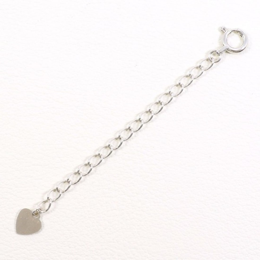 18K (18-karat white gold) WG (White Gold) Adjustable Necklace, Total Weight Approx. 0.6g, 5cm,: --- Catalog ---Category: SizeWeight: 0.6g / 0.02oz.Neck Circumference: 5 cm / 1.96''Category: DesignColor: White goldMetal: White GoldGender: WomenMaterial: White gold (18K)Metal Purity: 18KNecklace T