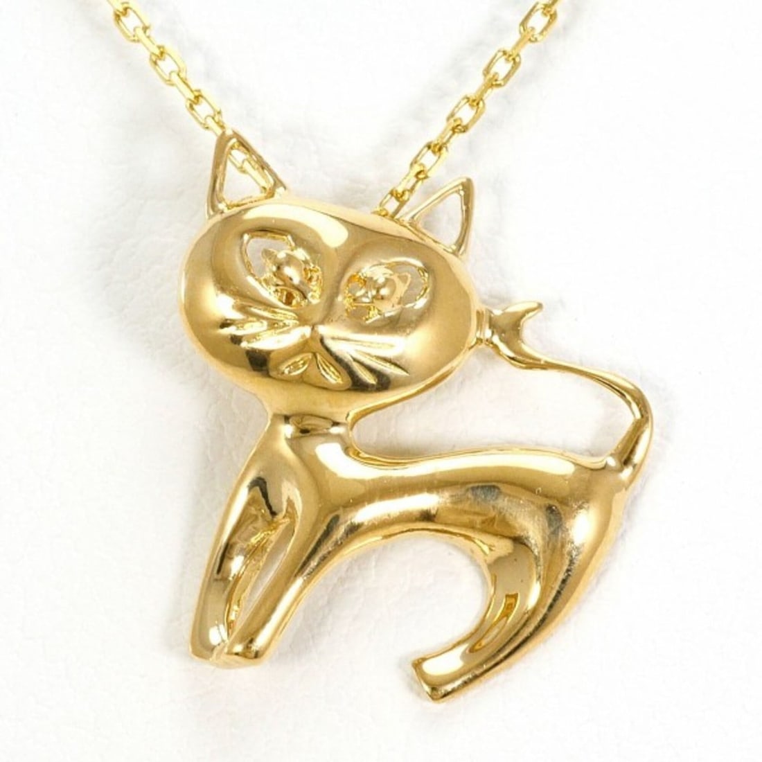 18K (18-karat) Yellow Gold Necklace, Total Weight Approx. 2.1g, 40cm, Jewelry (1 of 5)