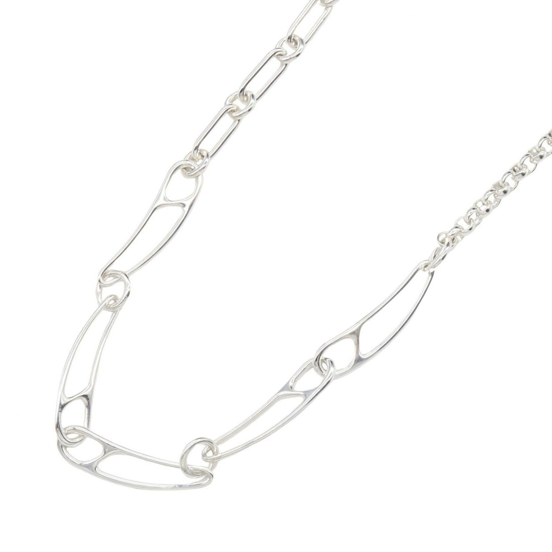 Hermes Chaine d'Ancre Punk Necklace, Sterling Silver 925, Women's Jewelry, Tone (1 of 5)
