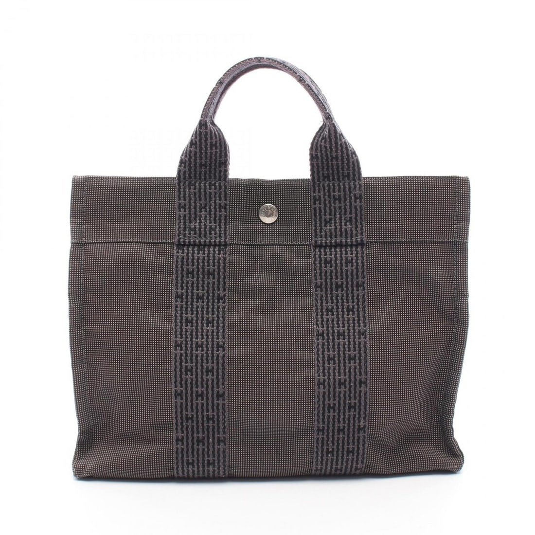 Hermes Herline PM Tote Bag Handbag Nylon Canvas Women's Gray: --- Catalog ---Category: SizeSize (HxWxD): 23cm x 30cm x 8cm / 9.05'' x 11.81'' x 3.14''Category: DesignType: Handbag, Tote bagColor: GrayGender: WomenMaterial: Nylon canvas Category: GeneralBrand: He
