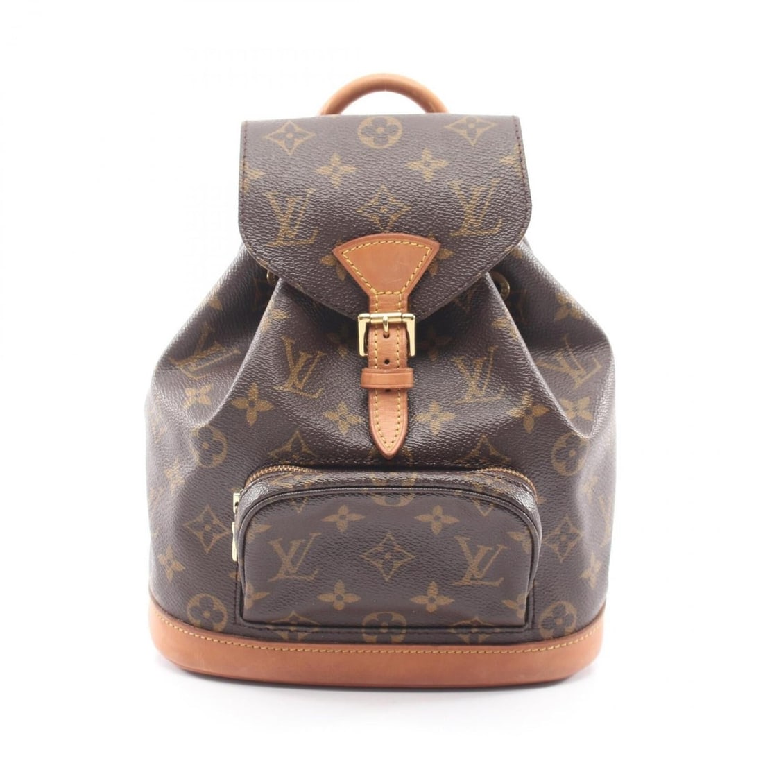 Louis Vuitton Mini Montsouris Backpack/Handbag, Coated Canvas and Leather, Monogram Pattern,: --- Catalog ---Category: SizeSize (HxWxD): 23cm x 20cm x 10cm / 9.05'' x 7.87'' x 3.93''Category: DesignType: Backpack, HandbagColor: BrownGender: WomenMaterial: Coated canvas , Leather Category: Gene