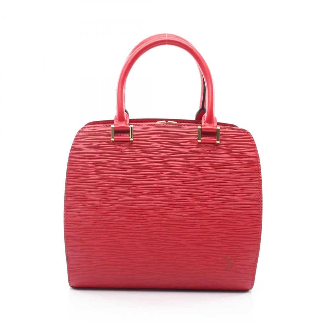 Louis Vuitton Pont Neuf Handbag, Leather, Epi Women's, Red, M52057 (1 of 8)
