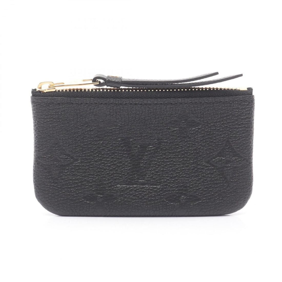 Louis Vuitton Pochette Clé Keyring Card Key Case Wallet/Coin Purse Leather Monogram Empreinte: --- Catalog ---Category: SizeSize (HxWxD): 6.5cm x 11.5cm x 1cm / 2.55'' x 4.52'' x 0.39''Category: DesignType: Coin purse/coin caseColor: Black, NoirGender: WomenMaterial: Monogram Empreinte Category