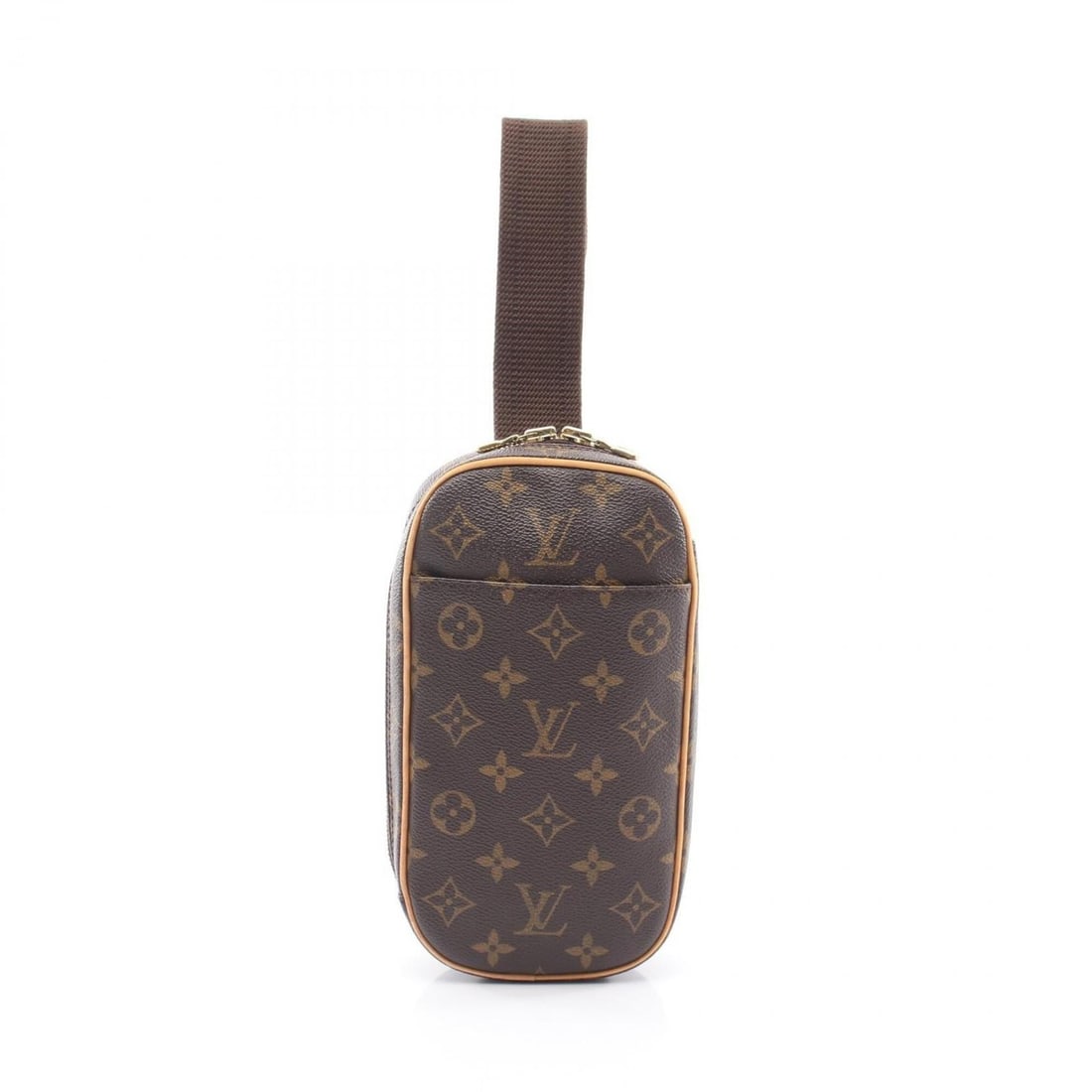 Louis Vuitton Pochette Gange Waist Bag, Body Handbag, Coated Canvas, Leather, Monogram,: --- Catalog ---Category: SizeSize (HxWxD): 22cm x 12cm x 5cm / 8.66'' x 4.72'' x 1.96''Category: DesignType: Fanny pack, HandbagColor: BrownGender: Men,WomenMaterial: Coated canvas , Leather Category: