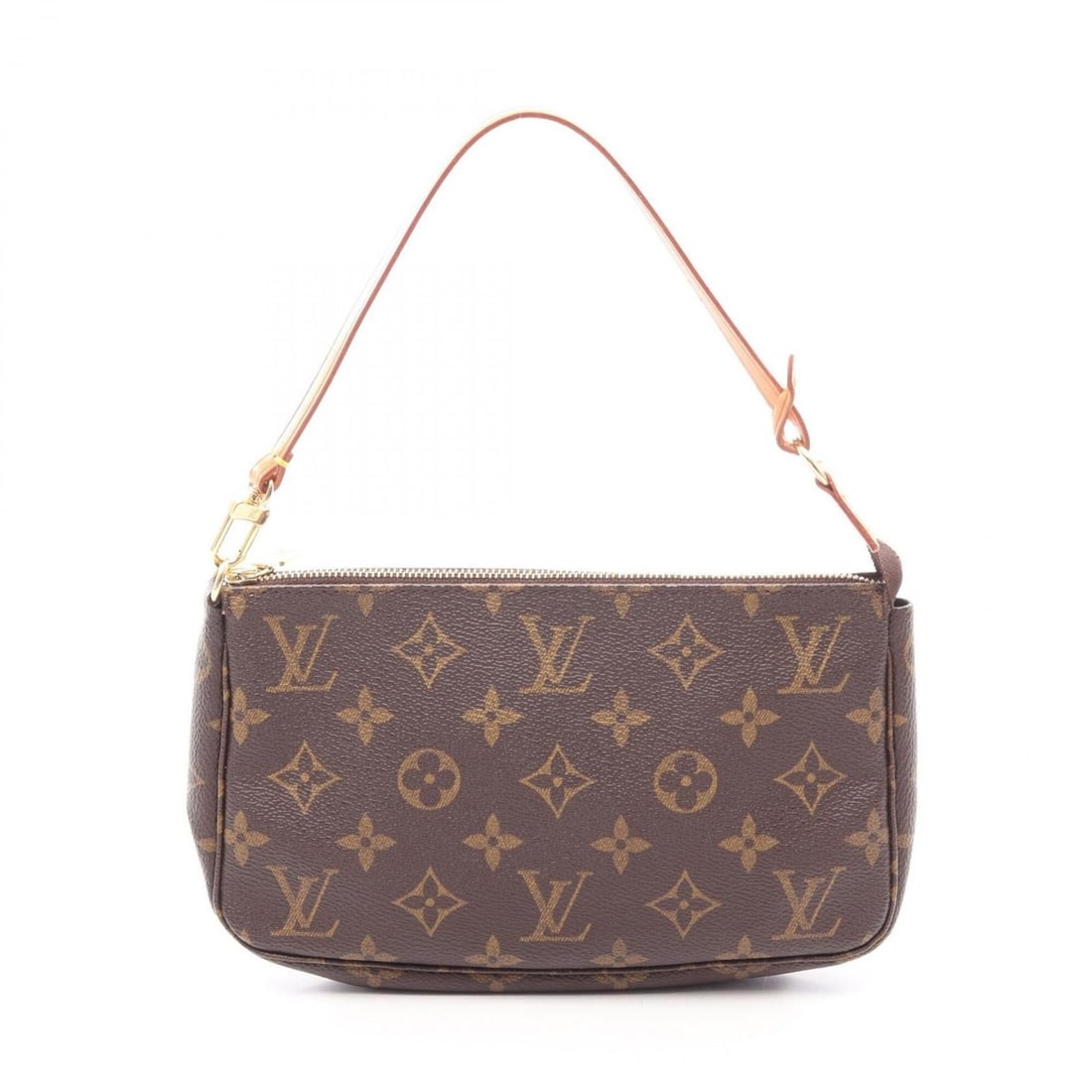 Louis Vuitton Pochette Accessoires Handbag, Coated Canvas and Leather, Monogram Pattern, Women's,: --- Catalog ---Category: SizeSize (HxWxD): 13cm x 21cm x 3cm / 5.11'' x 8.26'' x 1.18''Category: DesignType: HandbagColor: BrownGender: WomenMaterial: Coated canvas , Leather Category: GeneralMPN: M51