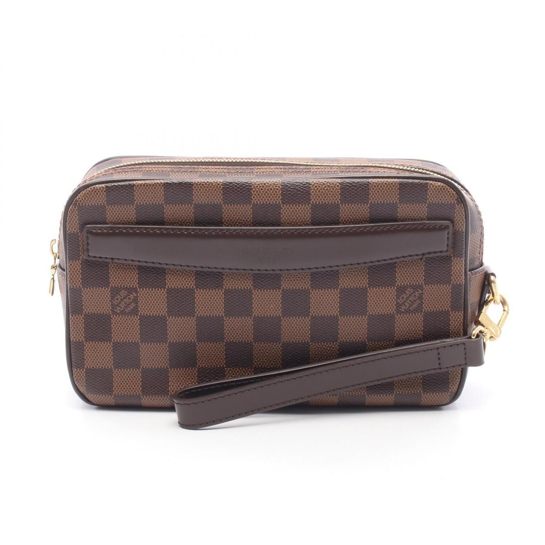 Louis Vuitton Pochette Saint Paul Damier Ebene Second Bag Clutch Handbag Coated Canvas Leather Men's: --- Catalog ---Category: SizeSize (HxWxD): 14cm x 23cm x 6cm / 5.51'' x 9.05'' x 2.36''Category: DesignType: Clutch bag, Handbag, PochetteColor: BrownGender: MenMaterial: Coated canvas , Leather Categ