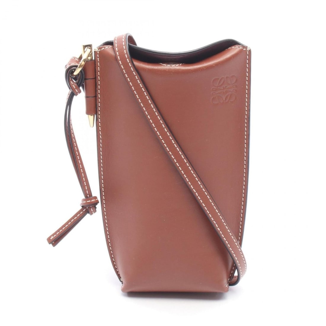 Loewe Gate Pocket Shoulder Bag/Handbag, Leather, Women's, Brown: --- Catalog ---Category: SizeSize (HxWxD): 17.5cm x 8cm x 3.5cm / 6.88'' x 3.14'' x 1.37''Category: DesignType: Shoulder bagColor: BrownGender: WomenMaterial: Leather Category: GeneralBrand: Loewe--- 