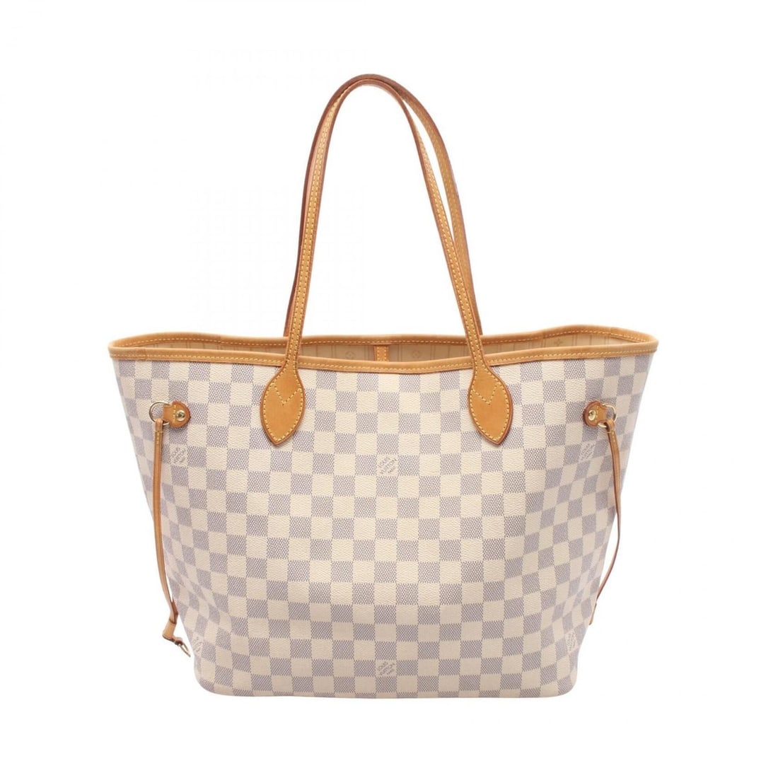 Louis Vuitton Neverfull MM Damier Azur Tote Bag Handbag, Coated Canvas and Leather, Azur, Women's,: --- Catalog ---Category: SizeSize (HxWxD): 29cm x 32cm x 15cm / 11.41'' x 12.59'' x 5.9''Category: DesignType: Handbag, Tote bagColor: WhiteGender: WomenMaterial: PVC Category: GeneralMPN: N51107Brand