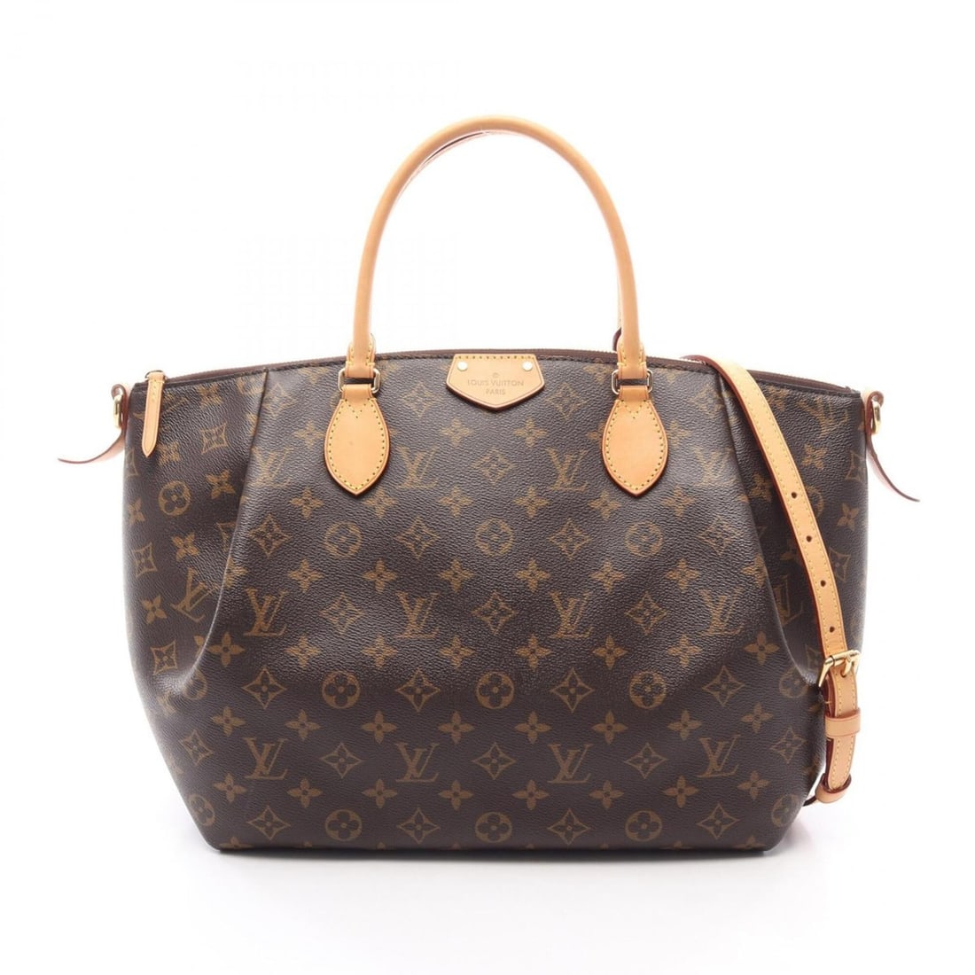 Louis Vuitton Turenne GM 2-Way Handbag, Coated Canvas and Leather, Monogram Pattern, Women's, Brown,: --- Catalog ---Category: SizeSize (HxWxD): 29cm x 31cm x 15cm / 11.41'' x 12.2'' x 5.9''Category: DesignType: HandbagColor: BrownGender: WomenMaterial: Coated canvas , Leather Category: GeneralMPN: M4