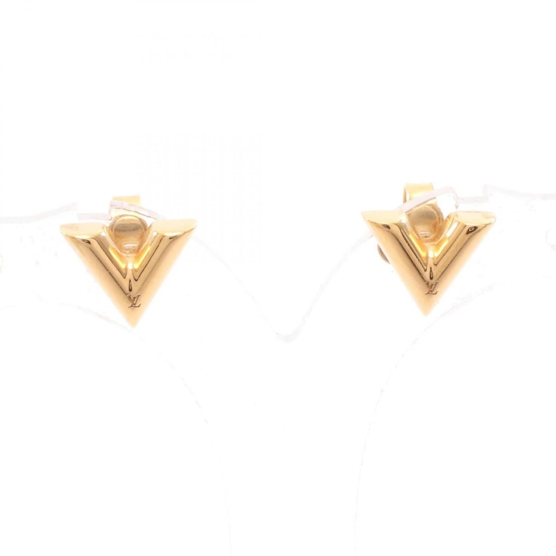 Louis Vuitton Essential V Stud Earrings, Gold Plated (GP), Women's, Tone: --- Catalog ---Category: SizeSize (HxWxD): 8.00mm x 10.00mm / 0.31'' x 0.39''Category: DesignType: Stud earringsColor: GoldGender: WomenMaterial: Gold platingCategory: GeneralBrand: Louis Vuitton--- I