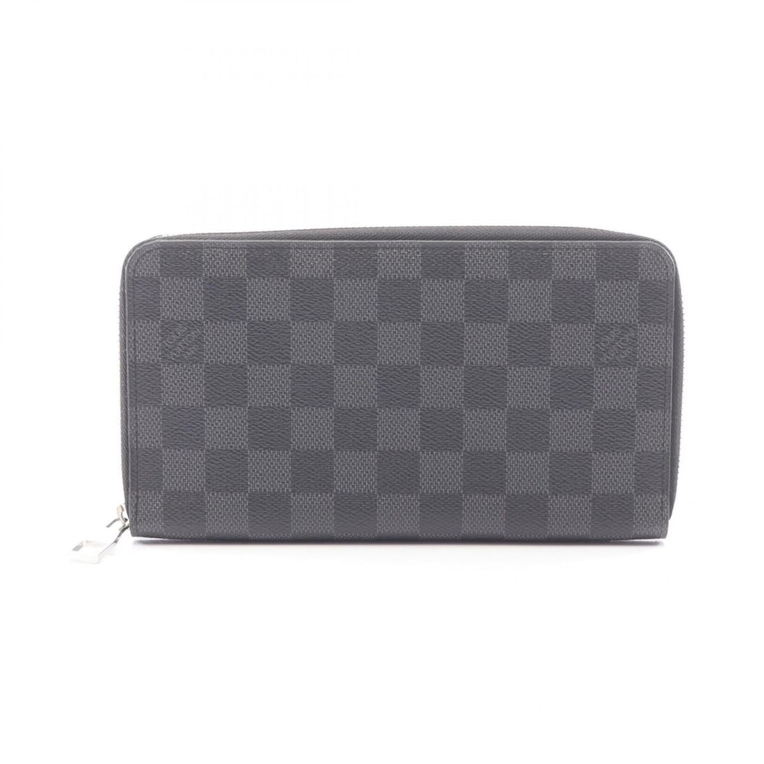 Louis Vuitton Zippy Organizer Damier Graphite Round Long Wallet, Coated Canvas, Graphite, Men's,: --- Catalog ---Category: SizeSize (HxWxD): 11.5cm x 20.5cm x 2.5cm / 4.52'' x 8.07'' x 0.98''Category: DesignType: Long wallet (bi-fold)Color: BlackGender: MenMaterial: Damier Graphite , PVC , Coated 