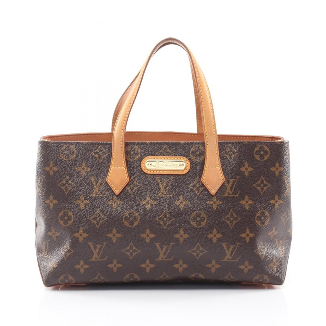 Louis Vuitton Wilshire PM Handbag, Coated Canvas and Leather, Monogram Pattern, Women's, Brown,: --- Catalog ---Category: SizeSize (HxWxD): 18cm x 30cm x 10cm / 7.08'' x 11.81'' x 3.93''Category: DesignType: HandbagColor: BrownGender: WomenMaterial: Coated canvas , PVC , Monogram , Leather Catego
