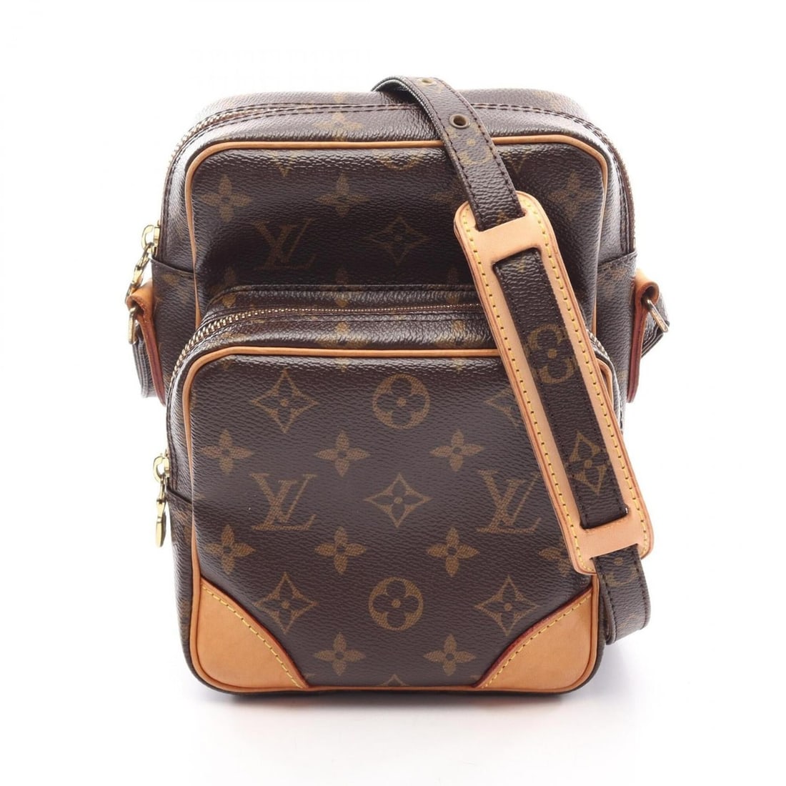 Louis Vuitton Amazon Shoulder Bag/Handbag, Coated Canvas and Leather, Monogram Pattern, Women's,: --- Catalog ---Category: SizeSize (HxWxD): 21cm x 15cm / 8.26'' x 5.9''Category: DesignType: Handbag, Shoulder bagColor: BrownGender: WomenMaterial: Coated canvas , PVC , Monogram , Leather Category: 