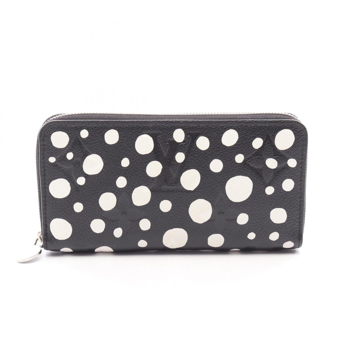 Louis Vuitton LV x YK Zippy Wallet Monogram Empreinte Round Long Leather Women's Black/White M81906: --- Catalog ---Category: SizeSize (HxWxD): 10cm x 19.5cm x 2cm / 3.93'' x 7.67'' x 0.78''Category: DesignType: Long wallet (bi-fold)Color: Black, Noir, WhiteGender: WomenMaterial: Monogram Empreinte ,
