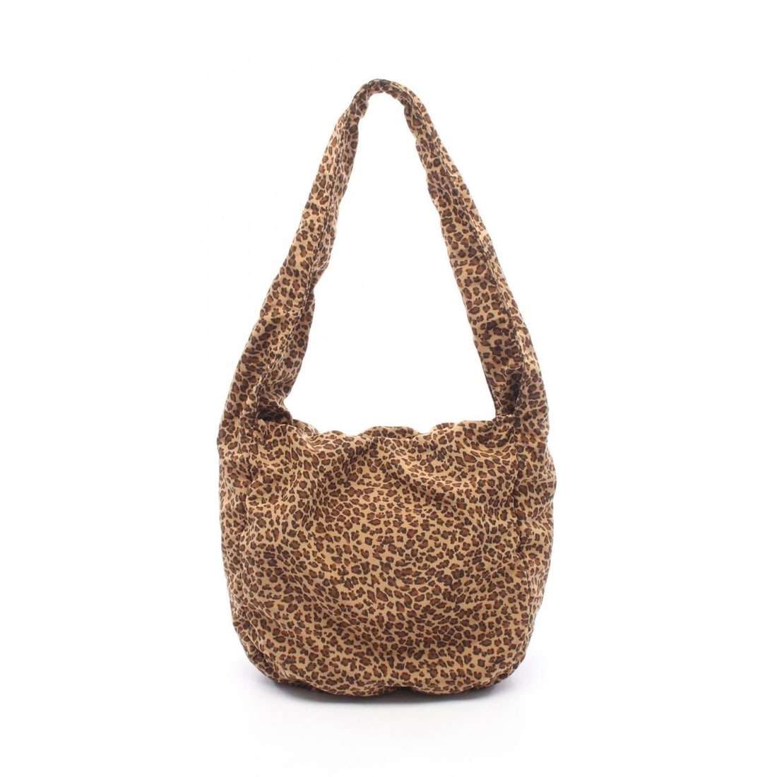 Bottega Veneta Leopard Print Shoulder Bag/Handbag, Nylon, Women's, Brown: --- Catalog ---Category: SizeSize (HxWxD): 22cm x 23cm x 9cm / 8.66'' x 9.05'' x 3.54''Category: DesignType: Handbag, Shoulder bagColor: BrownGender: WomenMaterial: Nylon Category: GeneralBrand: Botte