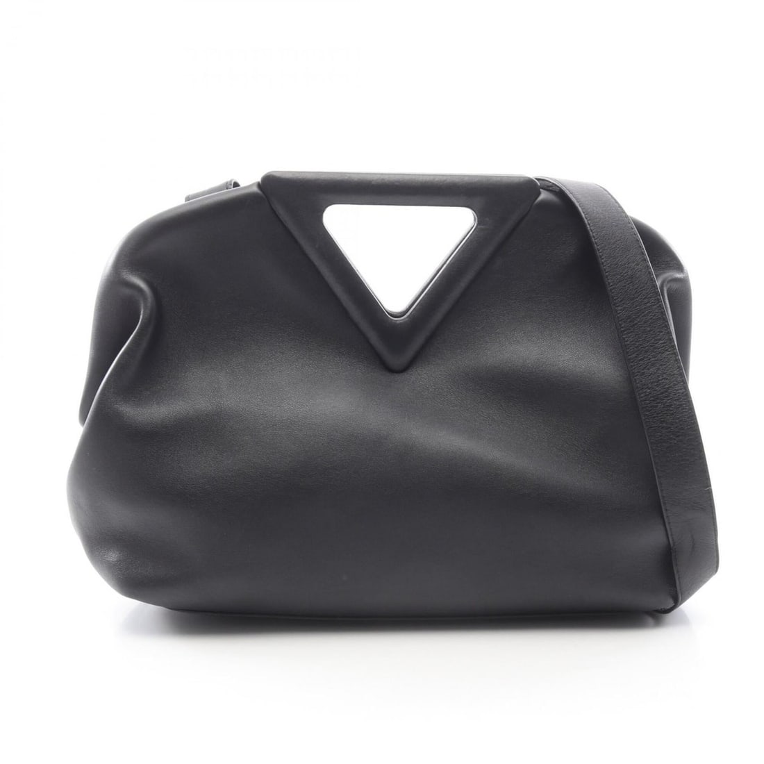 Bottega Veneta Point Medium 2-Way Shoulder Bag/Handbag, Leather, Women's, Black, 652446: --- Catalog ---Category: SizeSize (HxWxD): 25cm x 32cm x 12cm / 9.84'' x 12.59'' x 4.72''Category: DesignType: Handbag, Shoulder bagColor: BlackGender: WomenMaterial: Leather Category: GeneralMPN: 652