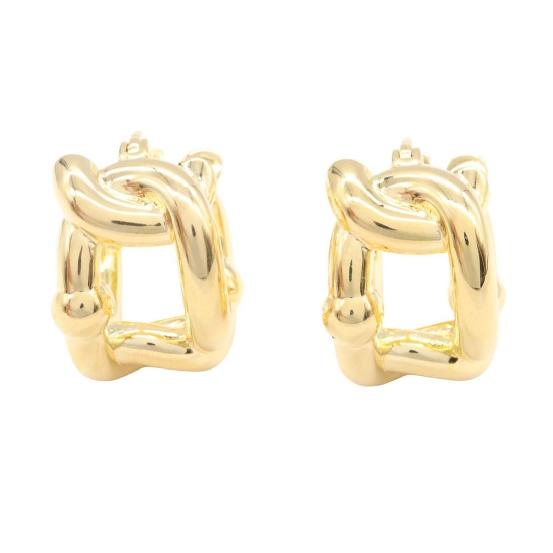 Bottega Veneta hoop earrings, gold-plated (GP), women's jewelry, gold tone.: --- Catalog ---Category: SizeSize (HxWxD): 17.00mm x 12.00mm / 0.67'' x 0.47''Category: DesignType: Hoop earringsColor: GoldGender: WomenMaterial: Gold platingCategory: GeneralBrand: Bottega Veneta---