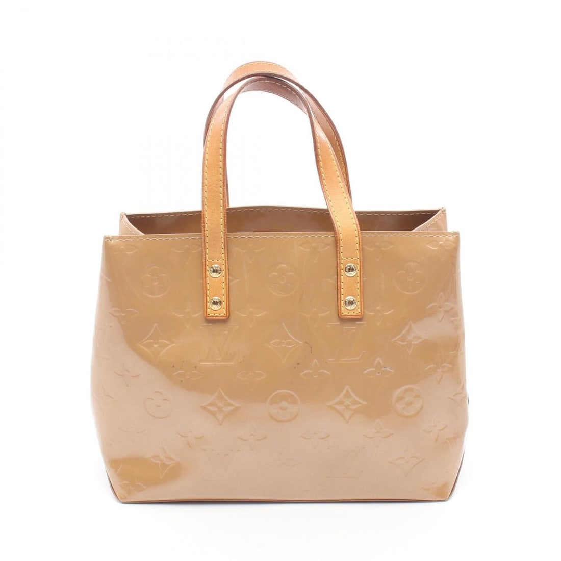 Louis Vuitton LOUIS VUITTON Lead PM Monogram Vernis Noisette Handbag Leather Women's Beige M91334: --- Catalog ---Category: SizeSize (HxWxD): 18cm x 22cm x 10cm / 7.08'' x 8.66'' x 3.93''Category: DesignType: HandbagColor: BeigeGender: WomenMaterial: Leather Category: GeneralMPN: M91334Brand: Louis