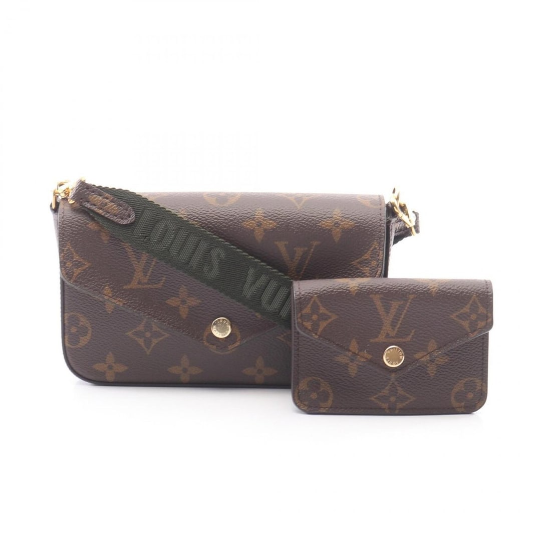 Louis Vuitton Multi Pochette Felicie Shoulder Bag/Handbag, Coated Canvas, Monogram, Women's, (1 of 7)