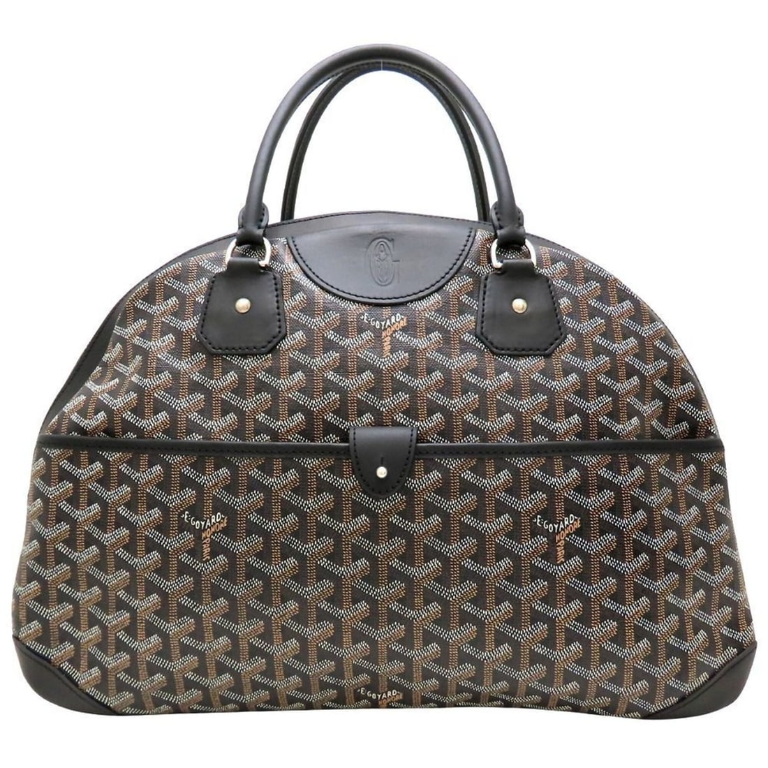 GOYARD Goyard Handbag, Coated Canvas x Leather, Black/Brown, Women's, 353276: --- Catalog ---Category: SizeSize (HxWxD): 28cm x 40cm x 13cm / 11.02'' x 15.74'' x 5.11''Category: DesignType: HandbagColor: Black, BrownGender: WomenMaterial: Coated canvas Category: GeneralBrand: G