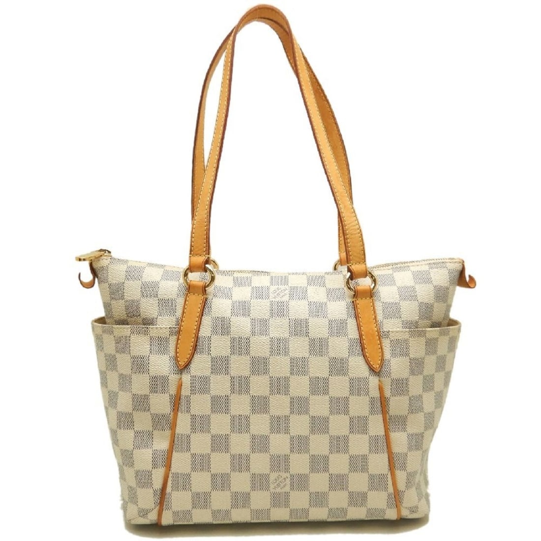 LOUIS VUITTON Damier Azur Totally PM N41280 Tote Bag for Women 253819: --- Catalog ---Category: SizeSize (HxWxD): 24cm x 39cm x 14cm / 9.44'' x 15.35'' x 5.51''Category: DesignType: Tote bagColor: AzurGender: WomenMaterial: Coated canvas , Leather Hardware Color: GoldCat