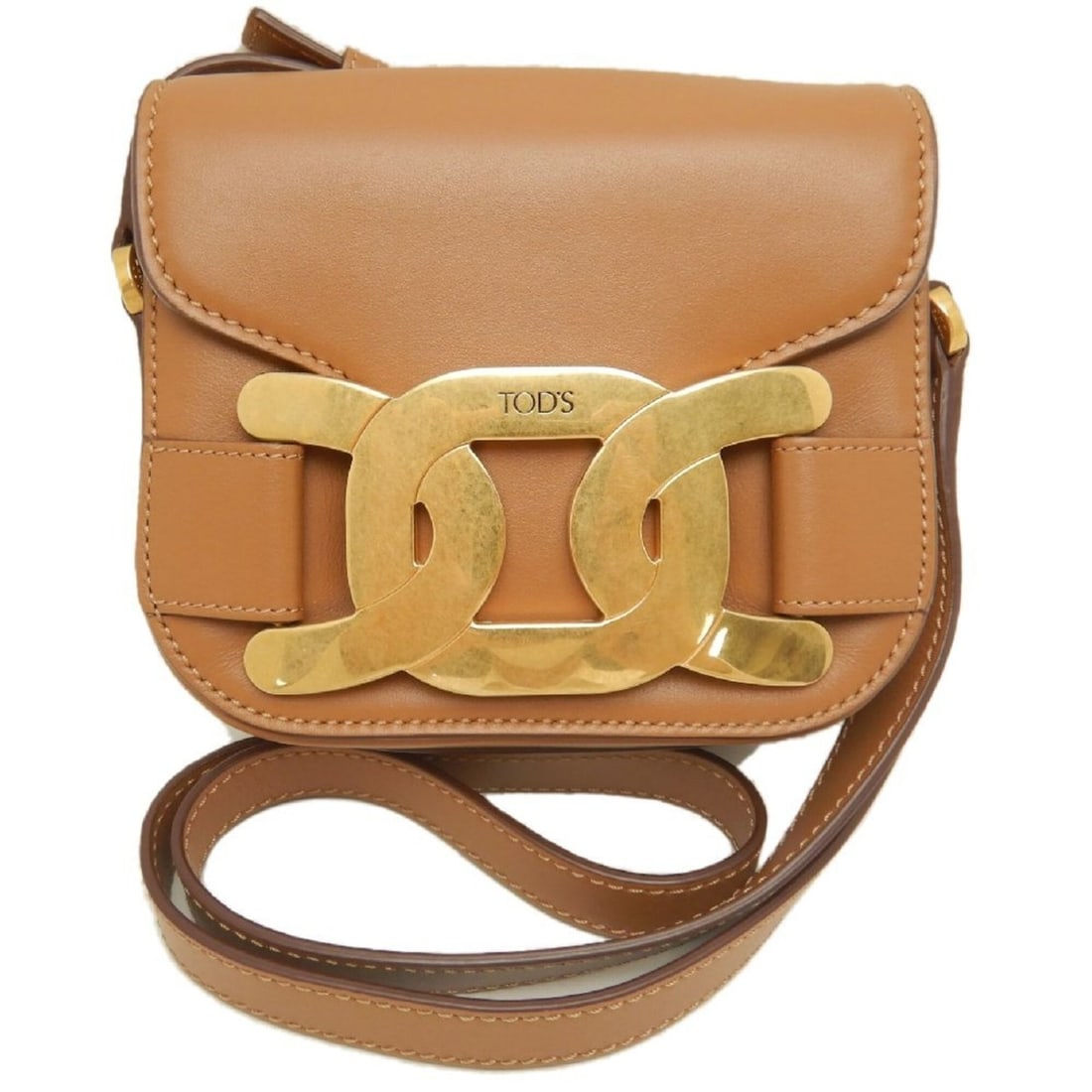 Tod's TOD’S Crossbody Bag XBWAOYJ0100ROR Shoulder Leather Brown Women's 253818: --- Catalog ---Category: SizeSize (HxWxD): 15cm x 16.5cm x 7cm / 5.9'' x 6.49'' x 2.75''Category: DesignType: Shoulder bagColor: BrownGender: WomenMaterial: Leather Hardware Color: GoldCategory: