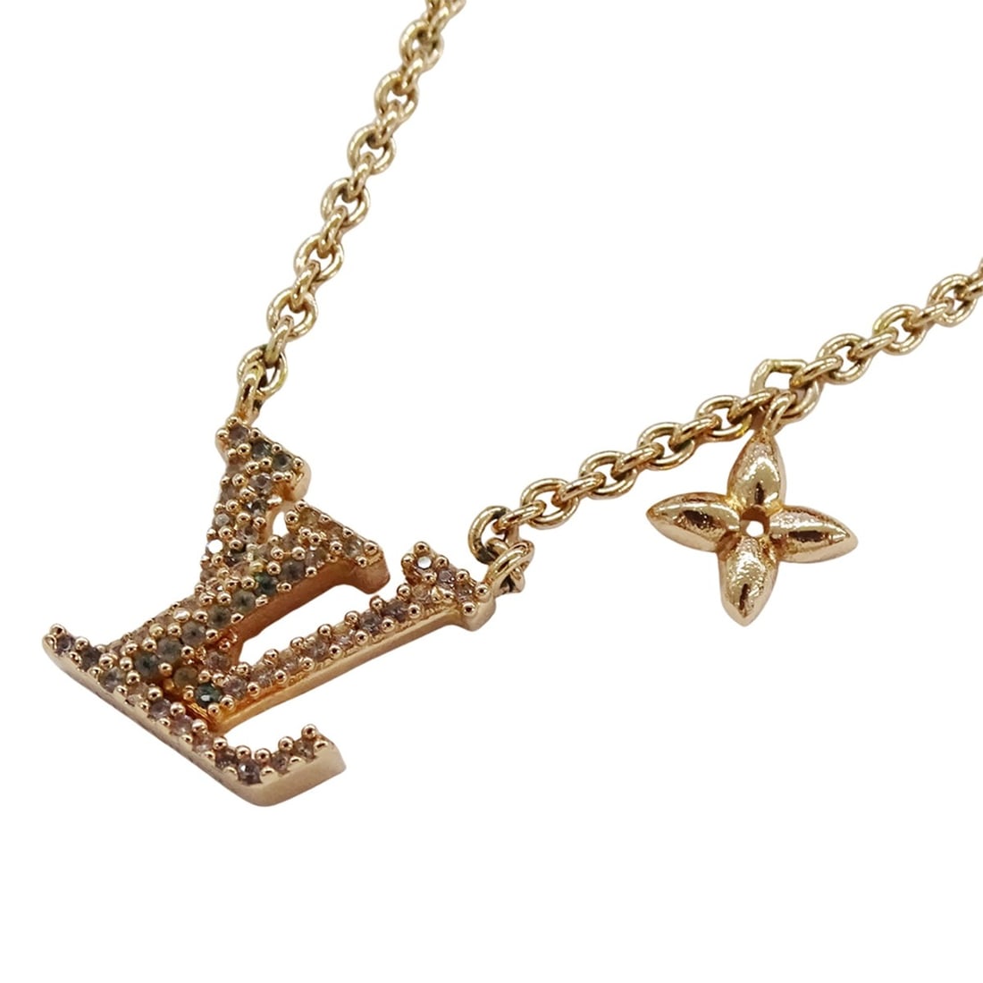 Louis Vuitton LOUIS VUITTON Necklace for Women, Brand LV Iconic Pink Gold M00985 TE3274 Accessory: --- Catalog ---Category: SizePendant Size: 12mm x 12.8mm / 0.47'' x 0.5''Neck Circumference: 40.5 cm - 46.5 cm / 15.94'' - 18.3''Category: DesignColor: Pink goldGender: WomenNecklace Type: NecklaceCat
